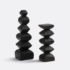 Totemsculptuur in mangohout H32 cm, Ekoa