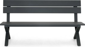 Tuinbank  aluminium 160 cm Aluminium Taupe-naturel-bruin  Presto Crosano