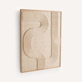 Muurdecoratie in geweven palmbladeren, Telaga