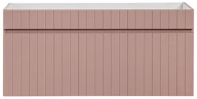 Comad Iconic Rose FSC onderkast met ribbelfront 100cm roze