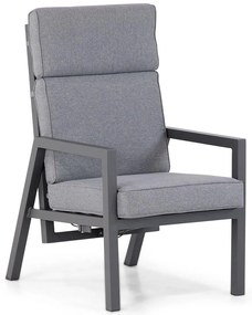 Domani Furniture Myrdal Lounge Tuinstoel Verstelbaar Aluminium Grijs