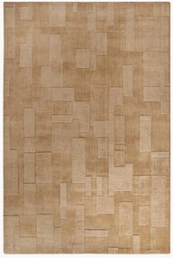 Hoog-laag wollen vloerkleed Wilhelmine