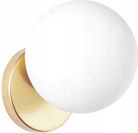 Wandlamp Wandlamp Glazen Bol Goud APP950-1W