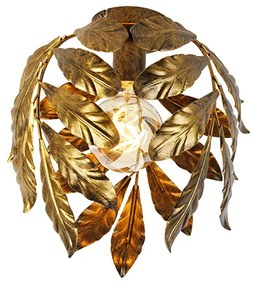 Vintage plafondlamp antiek goud 30 cm - Linden Klassiek / Antiek E27 Binnenverlichting Lamp