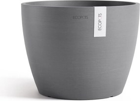 Ecopots bloempot Stockholm 31 - Rond - Grey - Diameter 31 x H23,5 cm