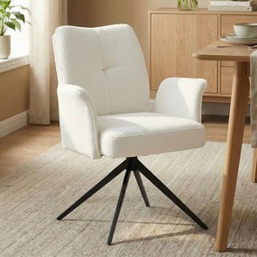 Creme Stoel Met Armleuningen