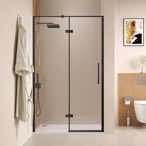 Saniclear Pure douchedeur 90cm zwart mat
