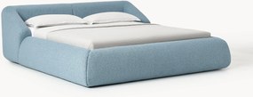 Gestoffeerd bouclé bed Sofia