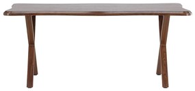 Houten Eettafel Met X Vormige Poten - 90 X 180cm.