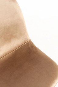 Set van 4 Teok Fluwelen Stoelen