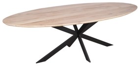 Starfurn Ferris Ovale Eettafel Naturel Eiken 240 Cm - 240 X 110cm.