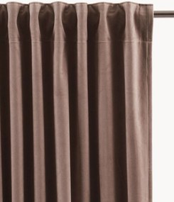 Fluwelen verduisterend gordijn Elsi met multiband, extra breed, 1 stuk