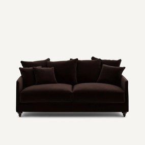 Omvormbare 3-zits fluwelen zetel, Lazare