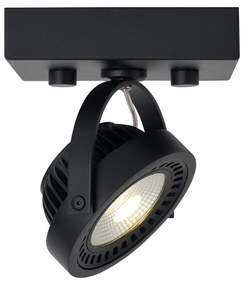 Moderne opbouw spot zwart incl. LED dimbaar - Apollo