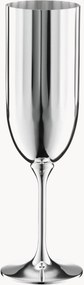 Handgemaakte verzilverde champagneflute Belvedere