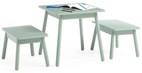 Set tafel en 2 banken, voor kinderen, Cuadera