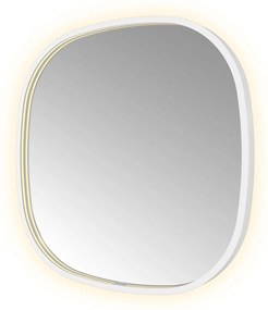 Hotbath &More Contour spiegel deens ovaal 60x60cm wit mat