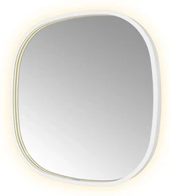 Hotbath &More Contour spiegel deens ovaal 60x60cm wit mat