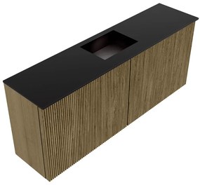 Mondiaz Joya 100cm toiletmeubel dusk met wastafel faye midden zonder kraangat urban