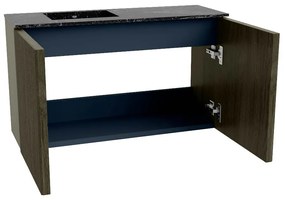 Mondiaz Joya DLux 70cm toiletmeubel shadow met wastafel faye links zonder kraangat lava