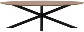 Goossens Excellent Eettafel Gs-1302, Ovaal 240 x 130 cm