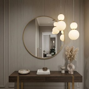 LED hanglamp plafondlamp LHJ112-2CP geborsteld goud