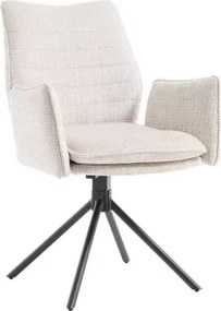 Benoa Tim Cremona 02 - Lichtbeige - Eetkamerstoel