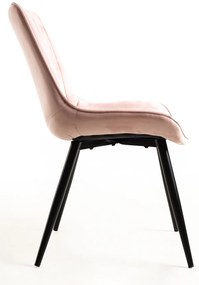 Set van 2 Lene Fluwelen Stoelen
