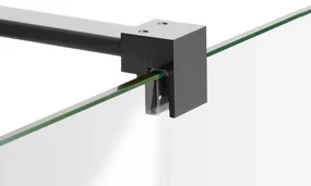 Brauer JC profielloze inloopdouche XL 120x80cm gunmetal geborsteld