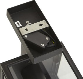 Industriële buiten wandlamp donker grijs IP44 - Sutton down