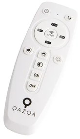 LED paneel zwart 40 cm incl. LED met afstandsbediening - Live