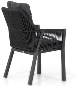 Tuinstoel Rope Grijs-antraciet Lifestyle Garden Furniture Verona  antraciet