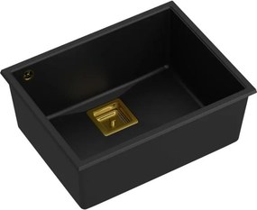 granieten spoelbak DAVID 50 Black