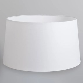 Moderne hanglamp zwart met witte kap 45 cm - Pendel