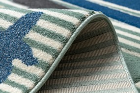 Tapijt PETIT SAIL Boot , ZEILBOOT groen
