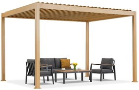 Pergola tarasowa wolnostojąca Lagos 3x4 woodlike Garden Point