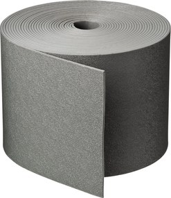 Nature kunststof afboording - H: 15cm x L: 10m - 3mm dik - grijs