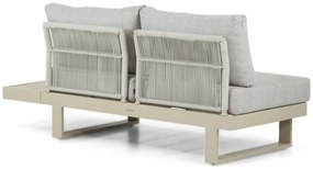 Hoek loungeset 6 personen Aluminium Taupe  Lifestyle Garden Furniture Lorenzo
