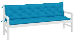 vidaXL Kussen voor schommelstoel 200 cm stof lichtblauw