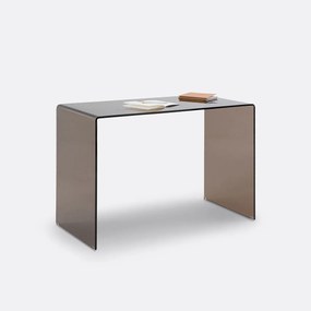 Consolebureau van gehard glas Joan