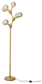 Kare Design Atomic Balls Design Vloerlamp Glazen Bollen Goud