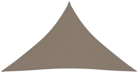 vidaXL Zonnescherm driehoekig 4x4x5,8 m oxford stof taupe