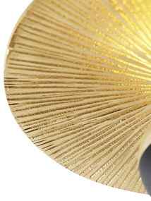 Oosterse plafondlamp goud rond - Konge