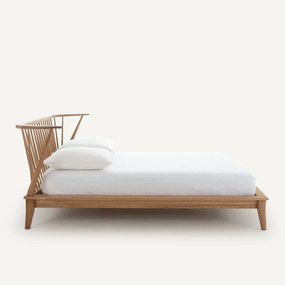 Bed van massief eikenhout, Caspian