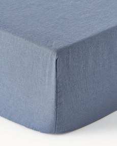 Boxspring hoeslaken Airy, gewassen linnen