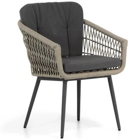 Tuinstoel Rope Taupe-naturel-bruin Lifestyle Garden Furniture Western naturel