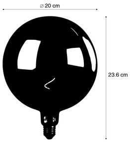 E27 dimbare LED lamp G200 regenboog 4W 40 lm 2000K