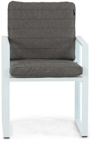 Tuinstoel Aluminium Wit Lifestyle Garden Furniture Nuno