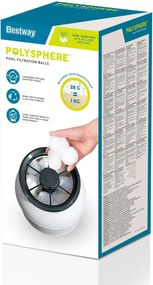 Bestway Flowclear polysphere filterbollen 500gr
