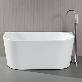 Sanigoods Zoro half vrijstaand bad 170x80cm wit glans